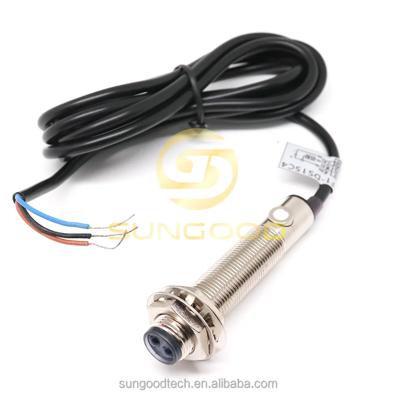 E3F1-DS15C4 M12 Diffuse reflection photoelectric switch sensor 3 wires NPN 24V DC6-36V 3~15cm