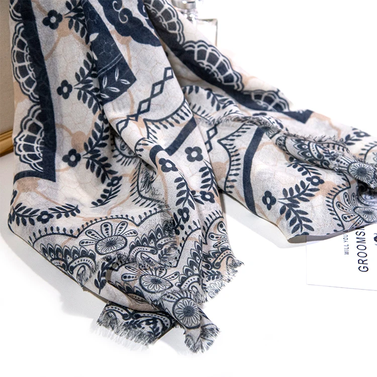 
Cashmere Scarf Custom Wool Scarf Tibetan Shawl Kashmiri Shawls For Woman 