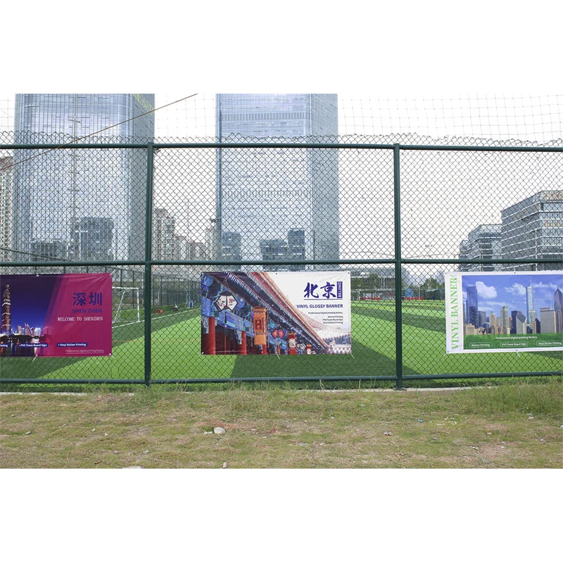 Digital Printing on Vinyl Mesh banner/ Full Color Printed Banner Vinyl Sign/ Advertising Banner with Grommets