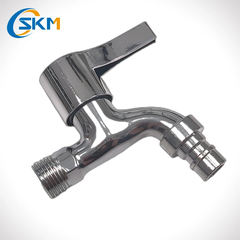 SAKMEI Outdoor Lock Key Washing Machine Faucet Fast Water Taps Nozzle Wall Mounted Mop Pool Garden Bibcock