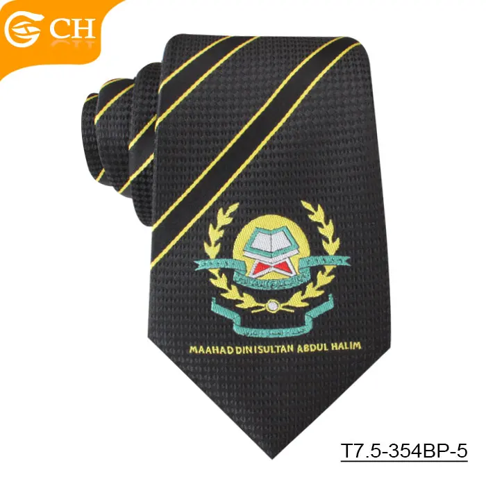 ODM OEM Fashion Design Jacquard Neckties Mens Silk Polyester Neck Tie For Bank Accept Custom Logo Polyester School Ties