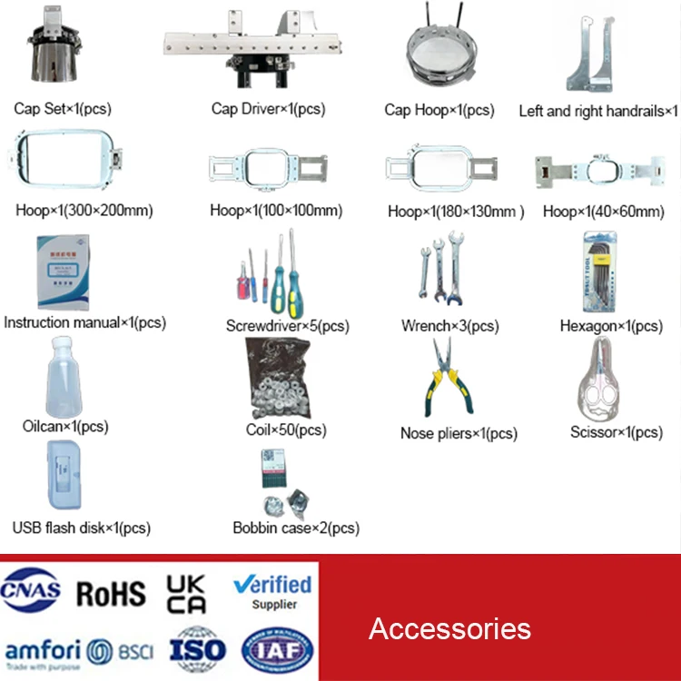 5 years warranty lifetime service yeshi brand home use High Speed Multi Function T-shirt Flat mini small Embroidery Machine