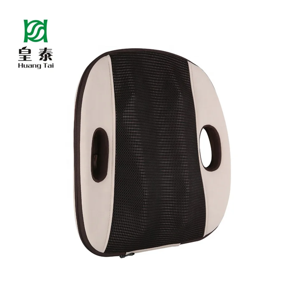 Портативная Вибрирующая шиацу подушка для массажа спины с инфракрасным подогревом для жилета