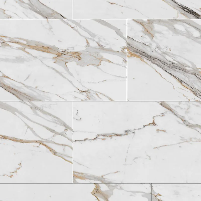 Stone Design High Glossy Series Marble Grain PVC Decorative Film For Hot Press Wall Decor Vacuum Film