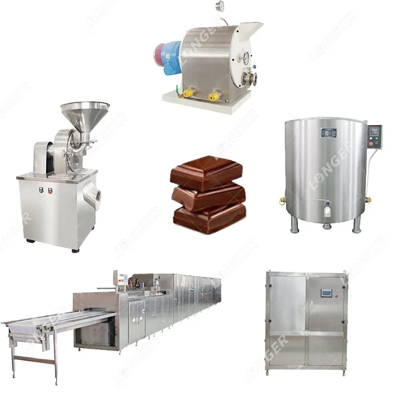 Homemade Chocolate Bar Production Line Chocolate Making Machine In Gujarat