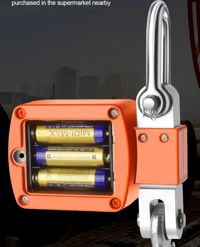 Electronic weighing heavy goods crane hanging scale 500kg