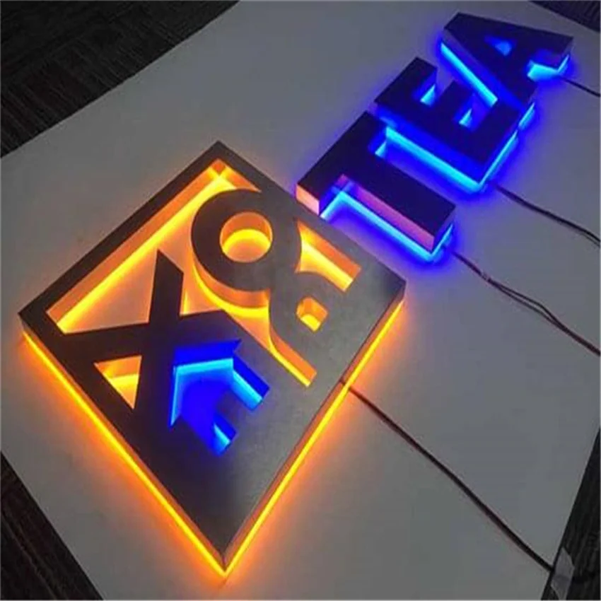 Samsung led Lights 12v channel letter car logo LED lumineuse Enseigne lighting word sign LED Edge Lit Channel Letter Sign