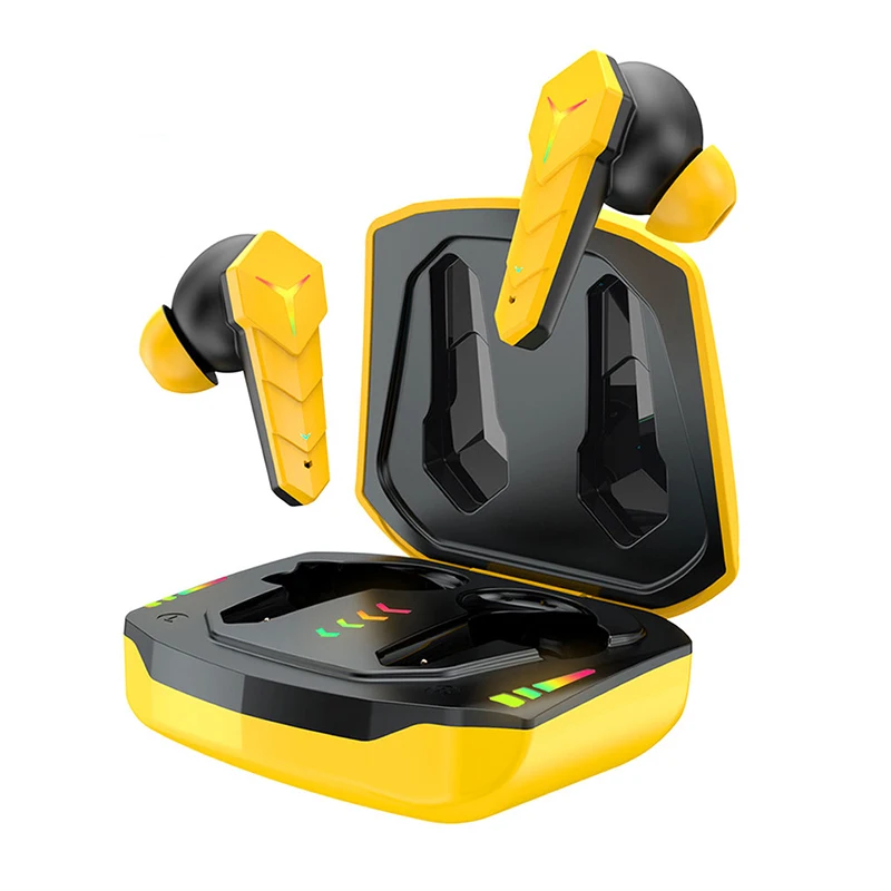 G003 TWS BT 5.0 RGB Colorful Flashlight Mini Twins Stereo Bass Sport Gaming Earphone Headphone Wireless Earbuds Tws G003