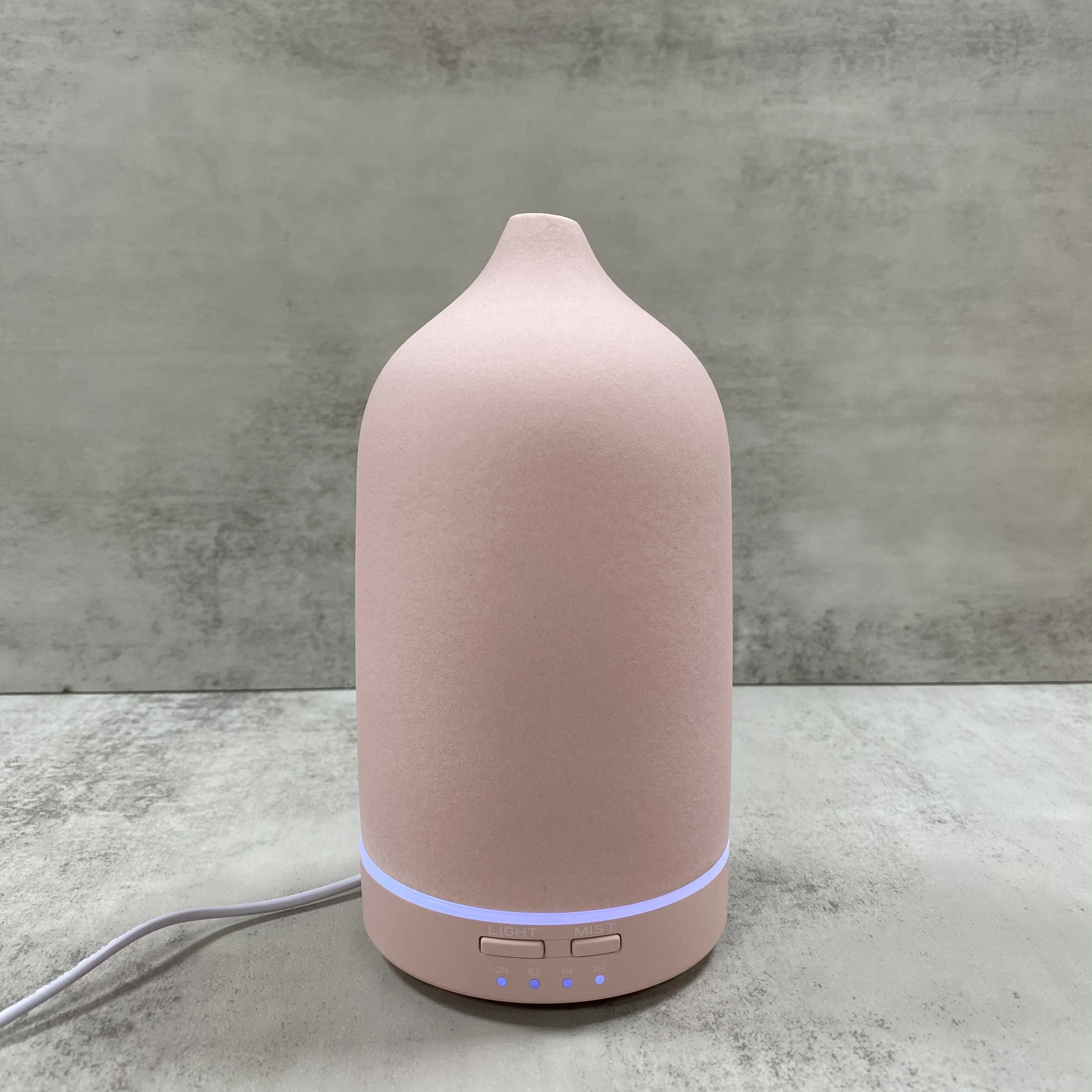 7 color Light 160ml Ceramic Air Humidifier Ultrasonic Aromatic Essential oil Aromatic Ceramic diffuser aroma