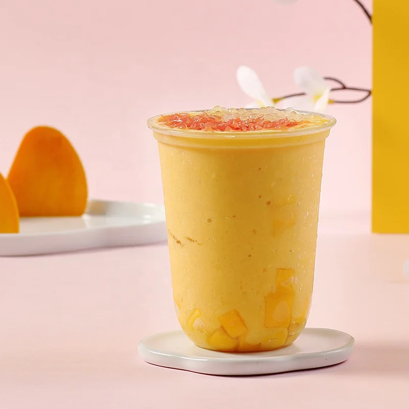 Пузырьковый чай горячие напитки сырье-охлажденный манго Sago крем с помело порошок/манго порошок
