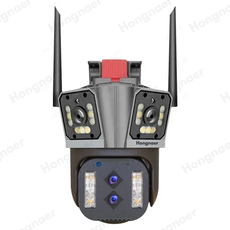New Trend 4 Lens 3 Screen PTZ IP Camera 10X Zoom 8K 16MP Outdoor Wireless WIFI Security CCTV Camera