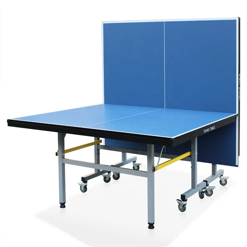 15mm MDF Indoor Table Tennis Table with Quick Clamp PingPong Net and Post Set Accessories