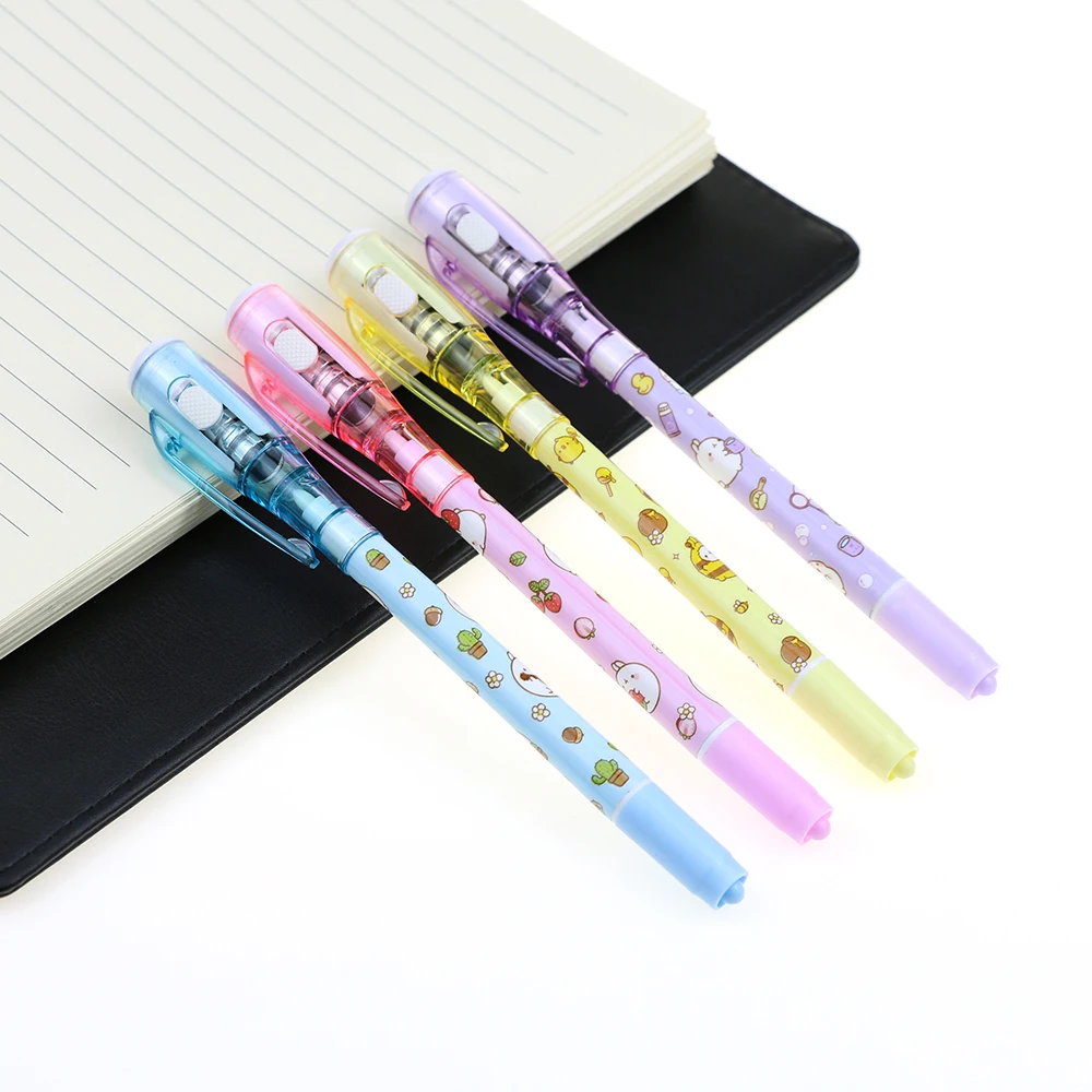 2 in 1 Ball Pen Security Marker Pen With UV Light, Invisible Ink Pen with UV Light for Kids Party Gift