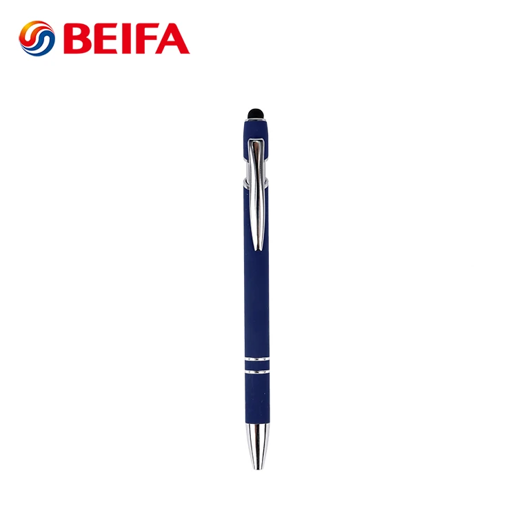 Custom Printing Multi Function Retractable Stylus Pen Promotional Ballpoint Pen With Logo