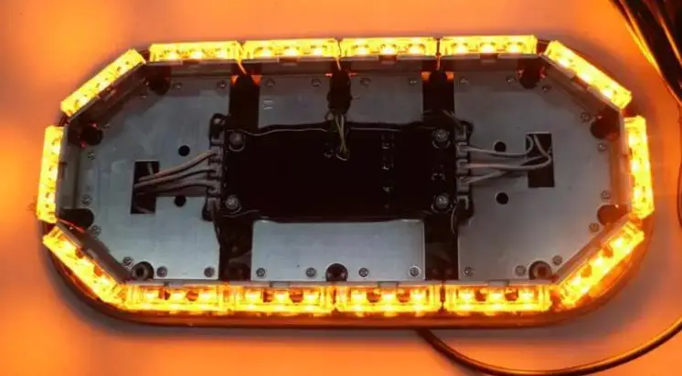 ECE R65 ultra bright 3 watt roof top magnetic mount car strobe beacon towing truck beacon trailer agricultural led strobe beacon