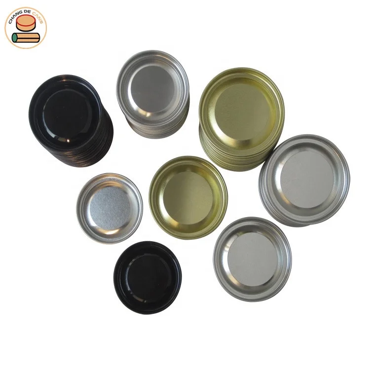 50% Discounted Round Aluminum Foil Easy Peel off Tinplate Lids for Cans Jars and Bottles Metal Material Refillable Design