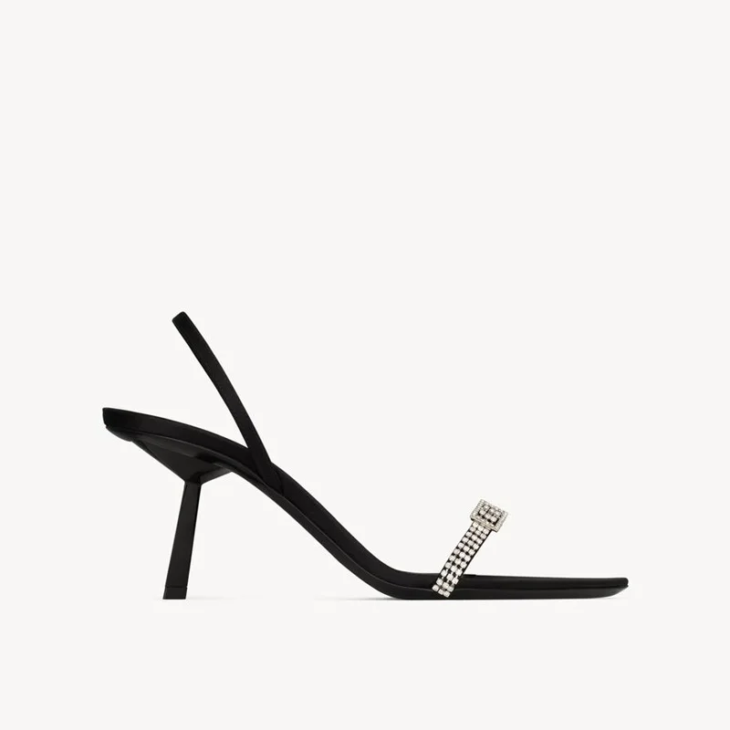 Gorgeous Ladies Patent Leather Summer Wedding Bridal Shoes 5 Inch High Heels Sexy Sandals with round Toe Rubber Insole Parties