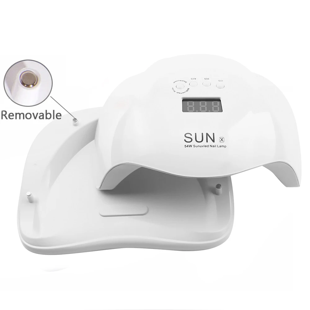 Мощная Сушилка для ногтей SUN X 54 Вт УФ светодиодная лампа быстрого отверждения гелевого