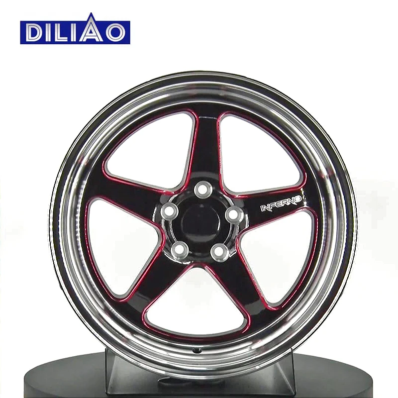 Black Spoke wheel 5x130 5x120 5x112 5x114.3 Rim Alloy Forged 20 21 22 23 24 Inch Car Wheels