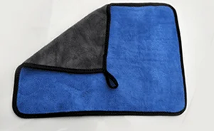 30*40CM 800GSM double sided thickening uper velvet microfiber water absorbent waxing cloth car cleaning wash towels