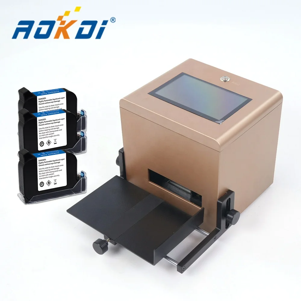 AOKDI HM188L Tij 2.5 Small Size Products Precise Positioning Packing box EXP MFG MAN BBE USE BY Date making inkjet printer