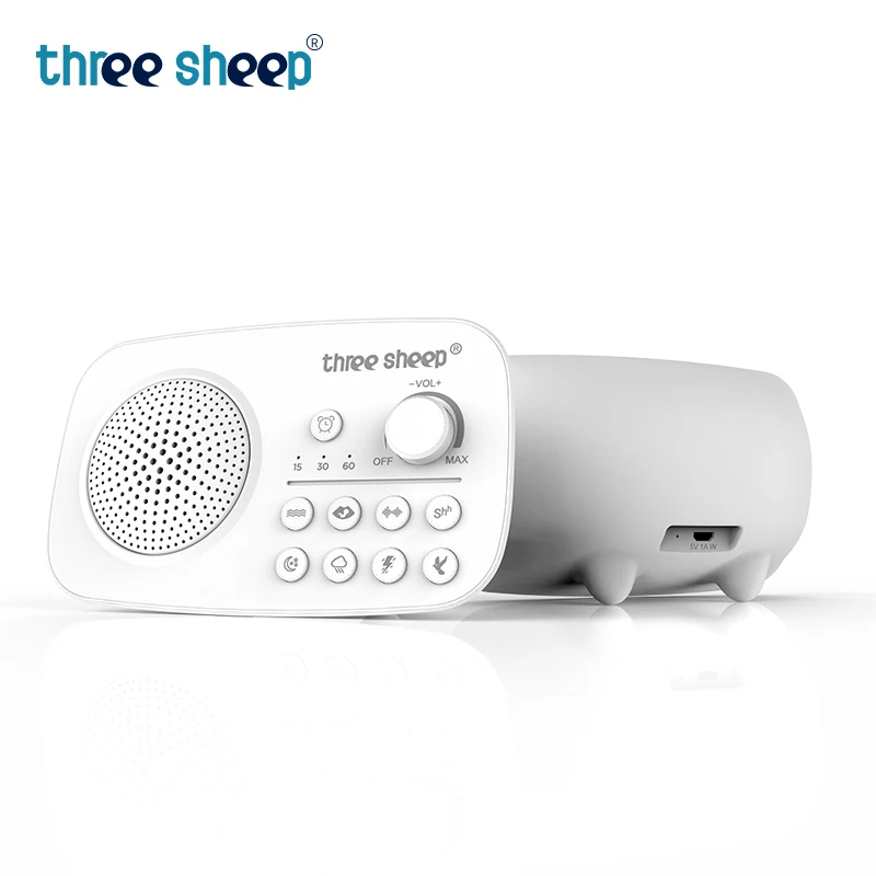 K2 Custom White Noise Machine Sleeping Non Looping Soothing Sounds Machine With Babbling Brook White Noise Machine For Sleep