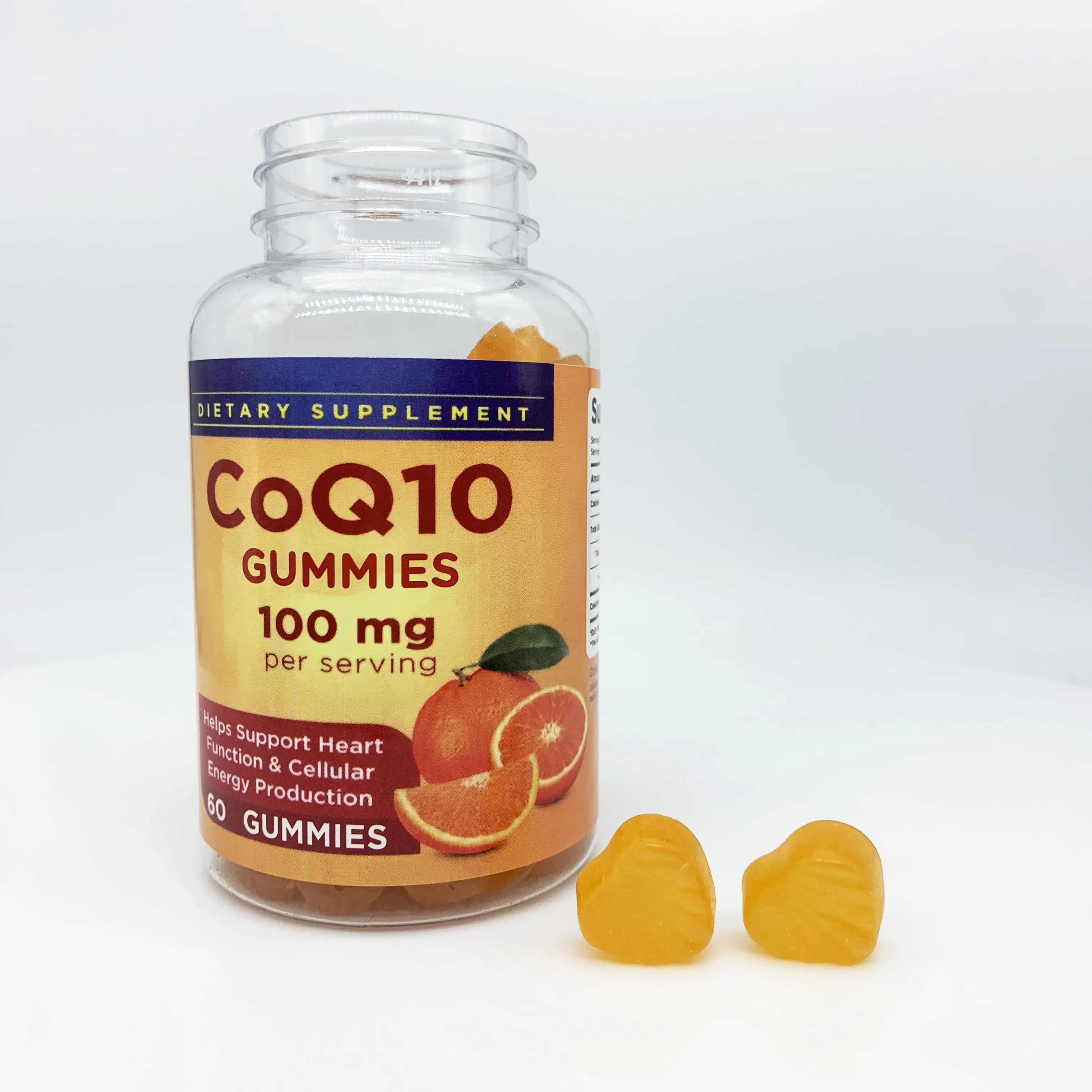 ODM OEM пищевые добавки оптовая продажа coenzymeq10 производство энергии COQ10 витамин дополнение мармеладки