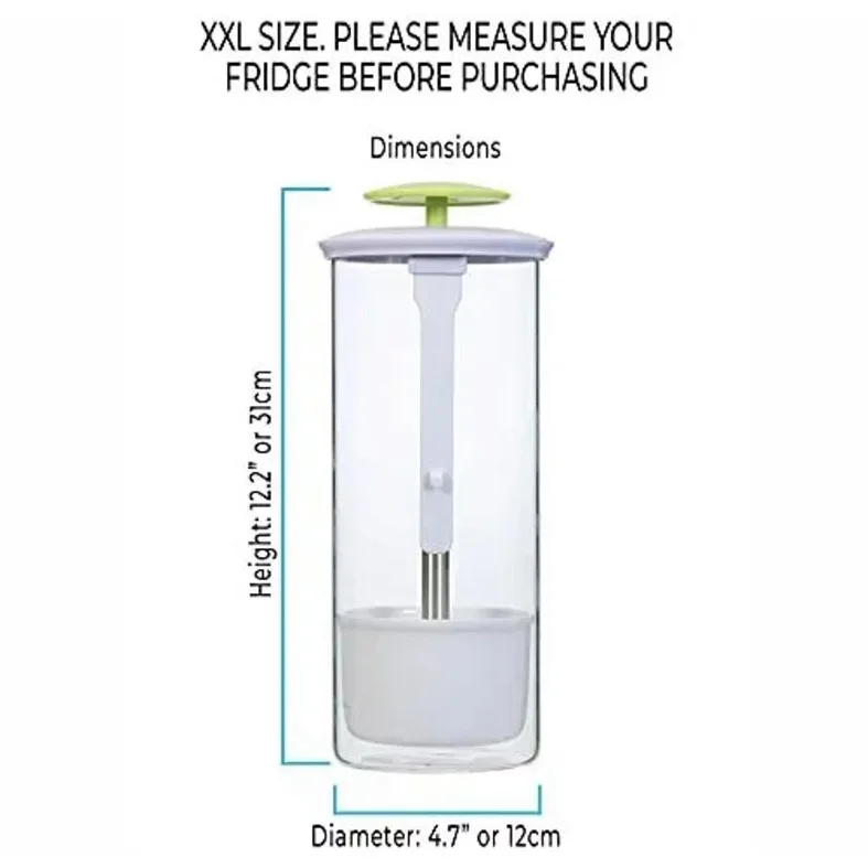 High Quality Breathable Borosilicate Glass Herb Keeper