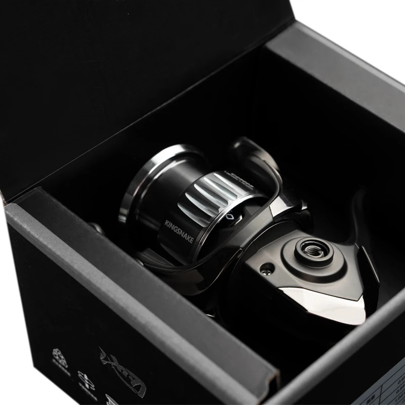 New Reel KS-II 1500 2000 2500s 9BB 5.2:1 Gear Ratio Spinning Fishing Reel Carbon Fiber Dense Cable Arrangement Wheel Salt Water