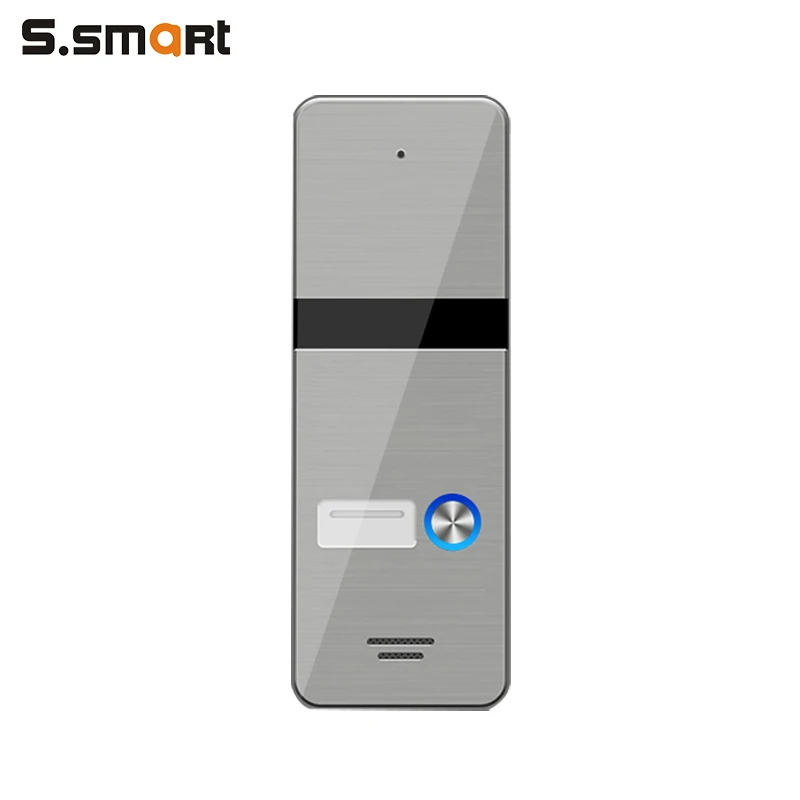 
Modern Design Wired Audio Doorbell Intercom Home Door Bell With Unlock By Phone 
