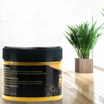 Hot selling Kitchen For Furniture Care And Home Cleaning Polishing Natural Pure Wax Wood Seasoning Beeswax