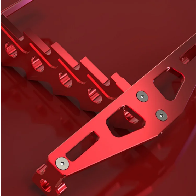 Motorcycle License Number Plate Holder Frame with LED Light CNC Aluminum Adjustable Moto Accessories Turn Signal Light Bracket