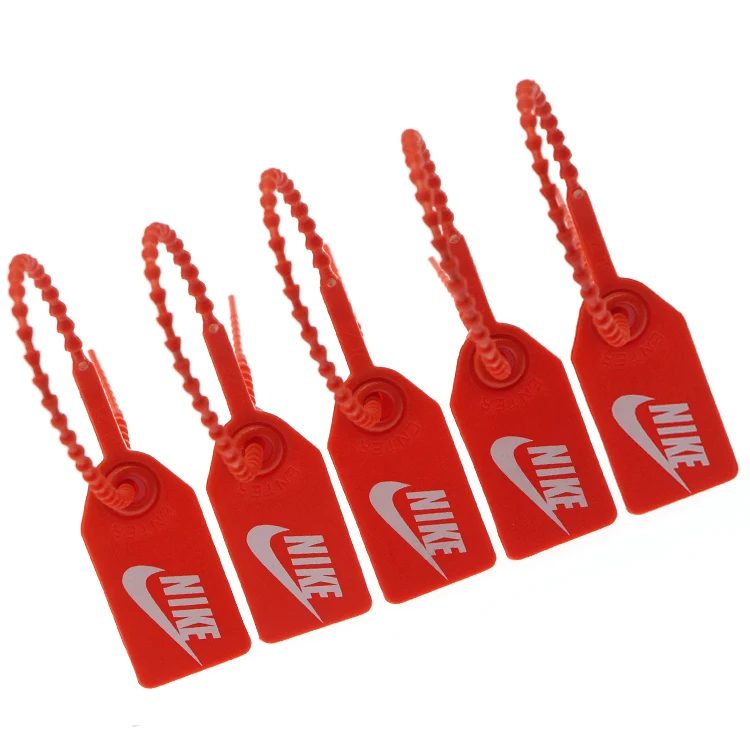 Custom Personalized Embossed Logo plastic Label and Tags for Garment Bags Shoes Top OEM Customized