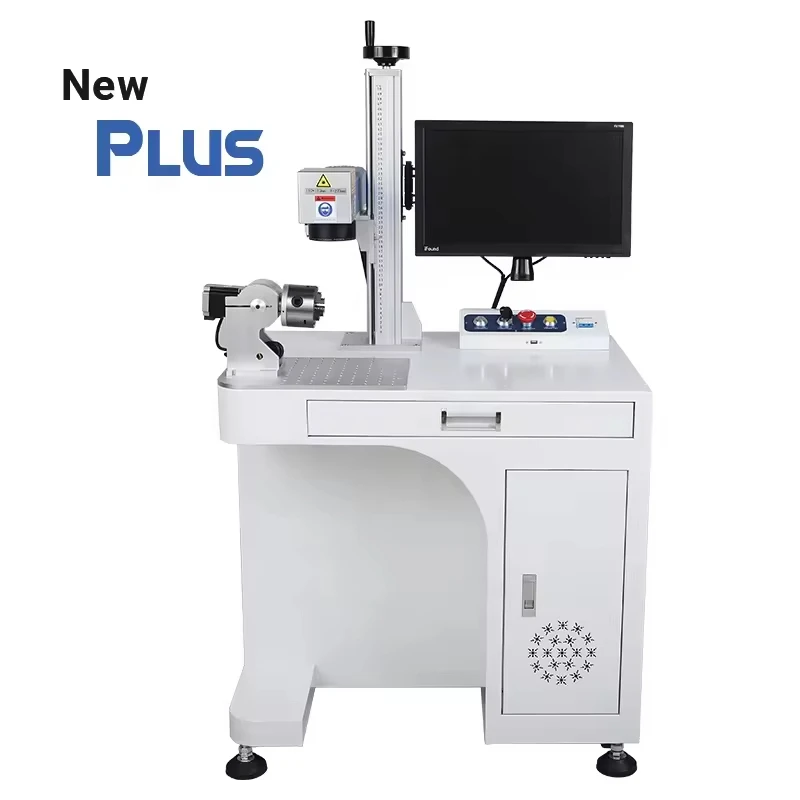 Best price 20w vertical desktop fiber laser printer for logo date number