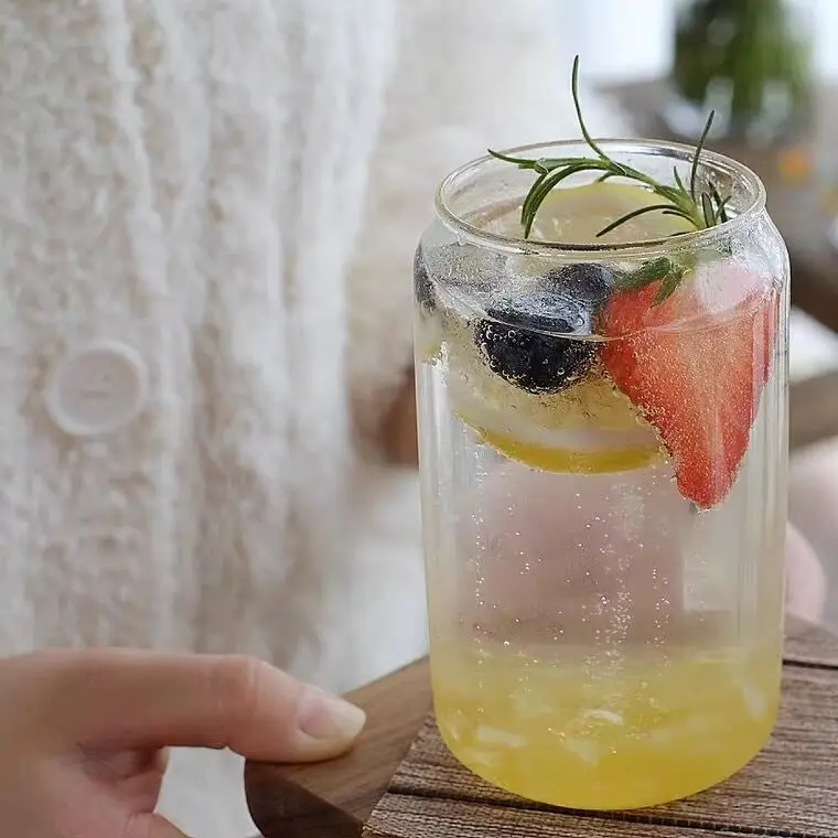 Popular Creative Cola Cans Milk Tea Beer Juice Glass cola Cup