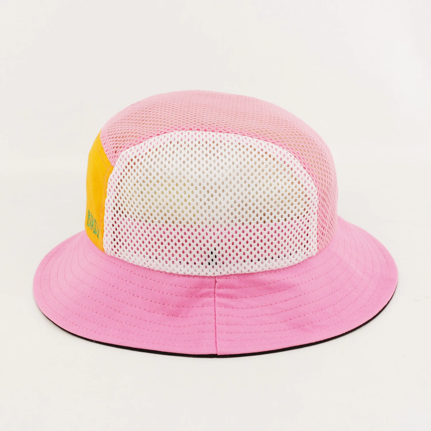 high quality designer bucket hat mesh plain dyed fisherman bucket hat with rope outdoor embroidery buckrt hat custom