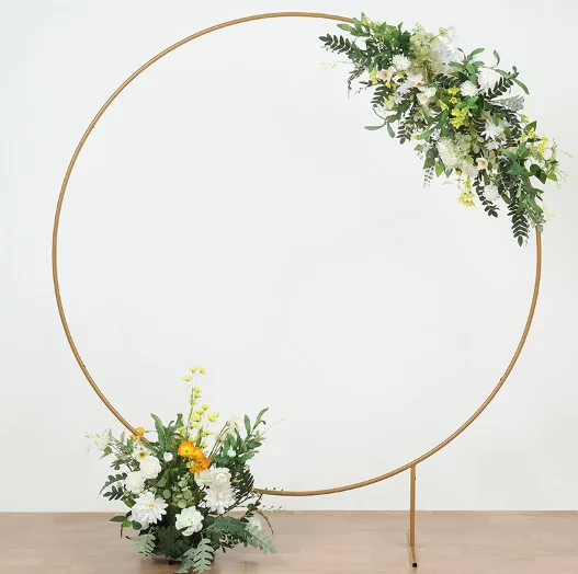 Circular Wedding Decoration Backdrop Arch Stand Birthday Party Marriage Baby Birthday Decoration Frame