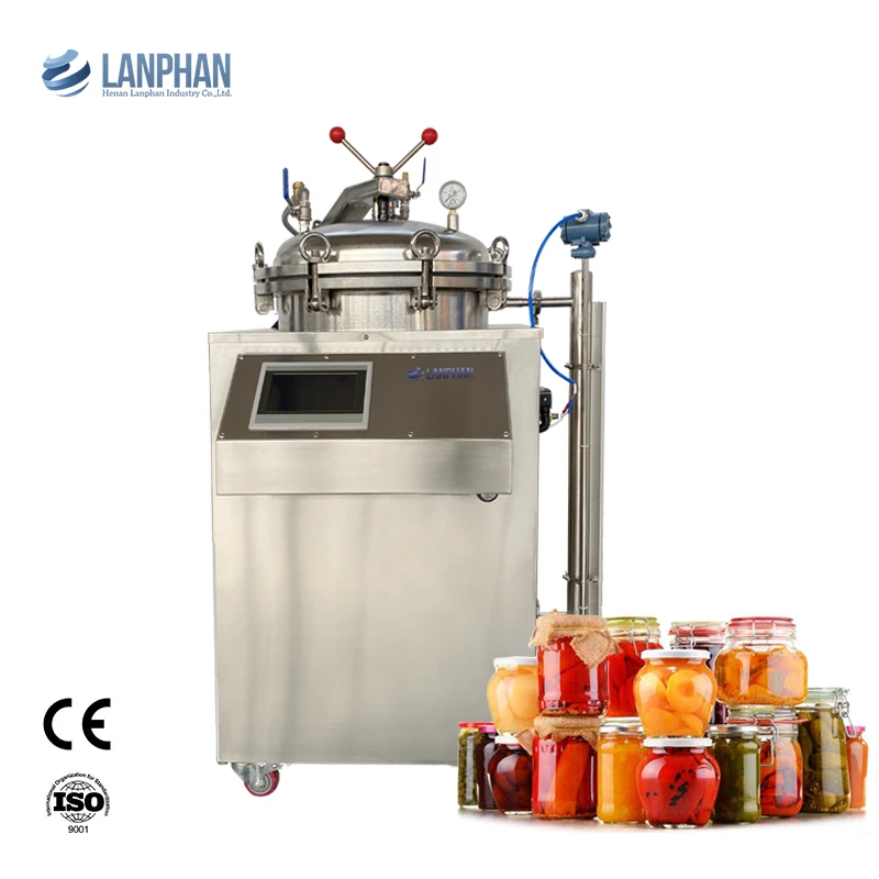 Automatic canned food sterilizer retort autoclave laminated glass