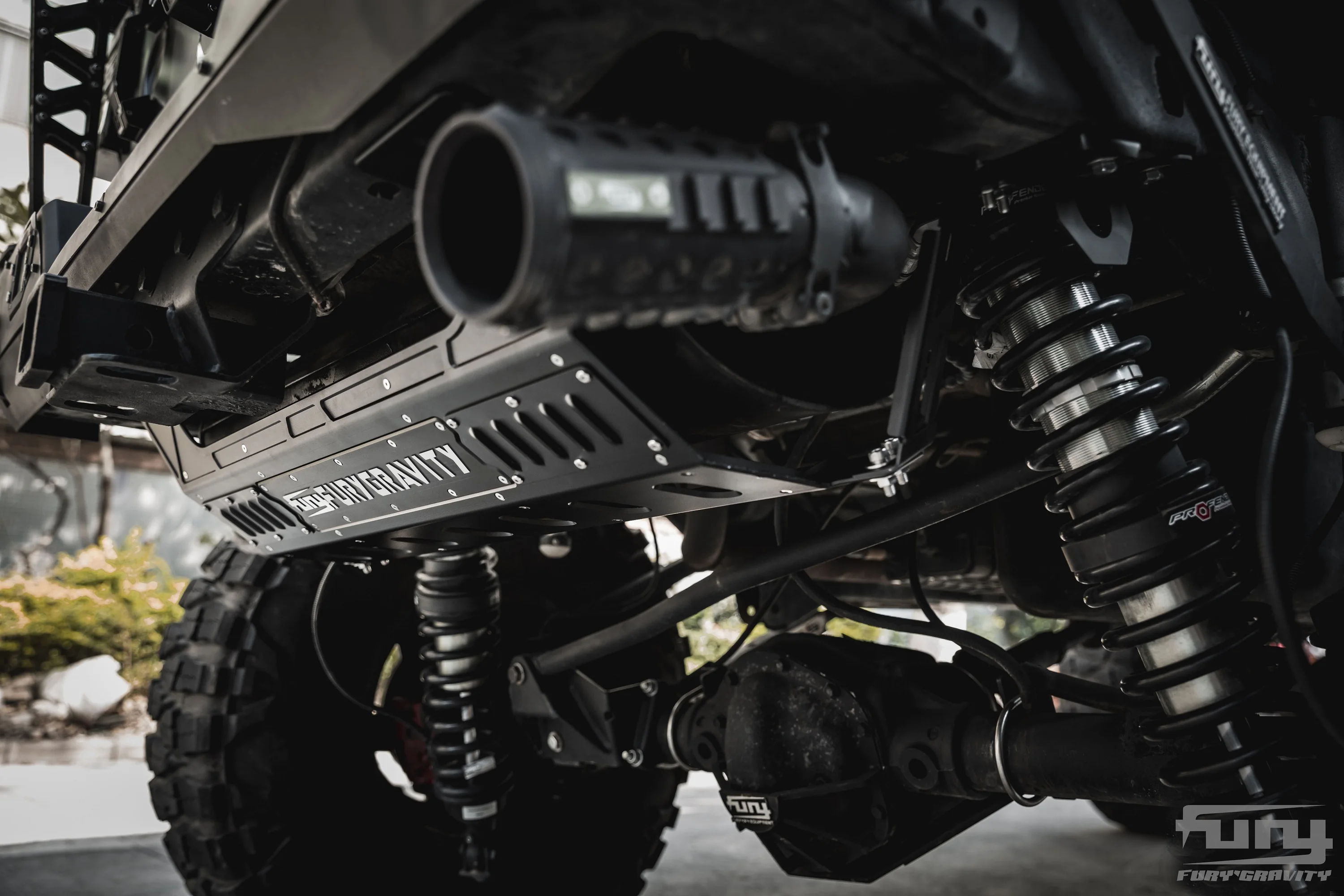 Алюминиевая защитная крышка для выхлопной трубы Fury 2018 2019 2020 2021 2022 Jeep Wrangler JL
