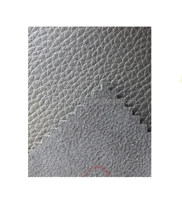 Guangzhou excellent quality litchi suede leather for shoes