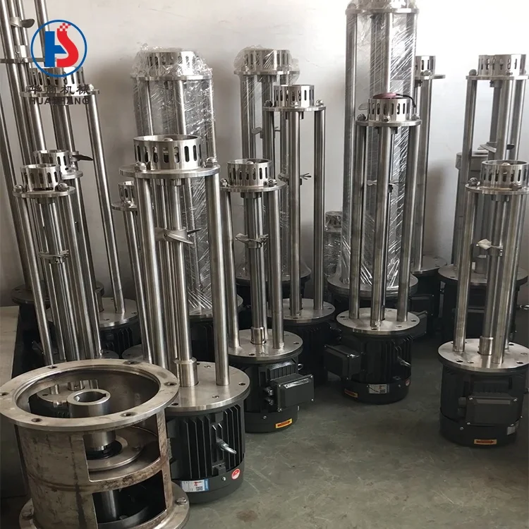 agitator liquid cosmetic batch dispersing stainless steel homogenizer worner lab emulsifier head