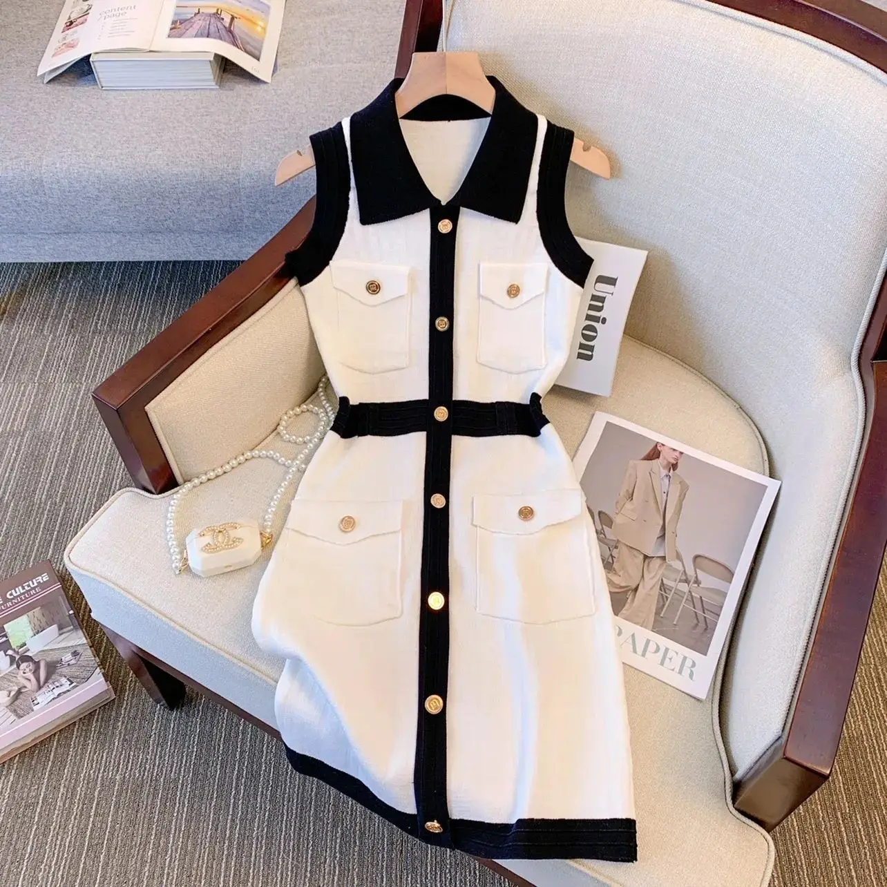 Knit Knitted Sexy Mini Dress Women Japan Korean Fashion Kpop Bodycon Wrap Slim Short Dresses Office Ladies 2024 New in