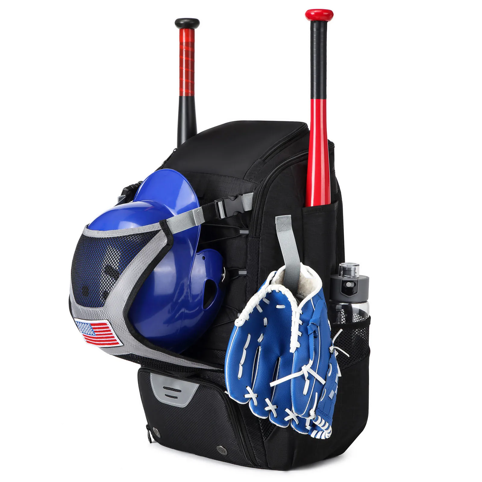 Wholesale Custom Lightweight Baseball Backpack Sports Bag  Softball Kit Bag