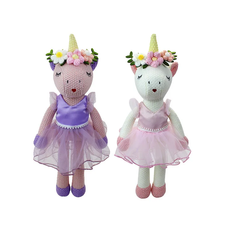 Новое поступление вязаные игрушки-амигуруми с единорогом