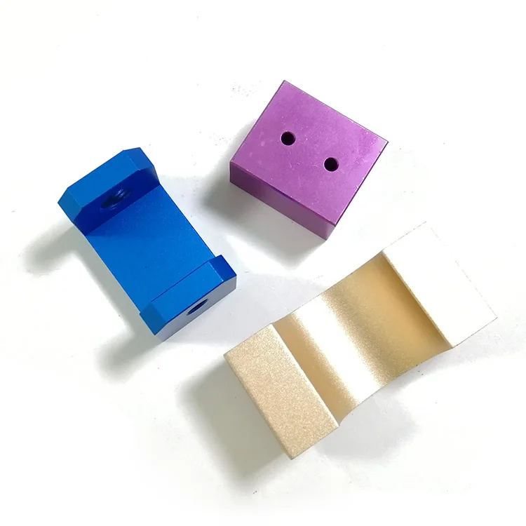 cnc turning machined aluminum anodized mechanical parts