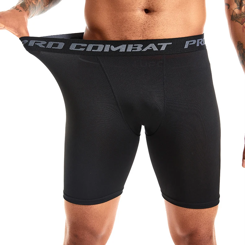 Maxesc OEM ODM Wholesale Custom Long Legs Exercise Fitness Exercise Sweat Wicking Quick Drying Men Modal Underwear Panties