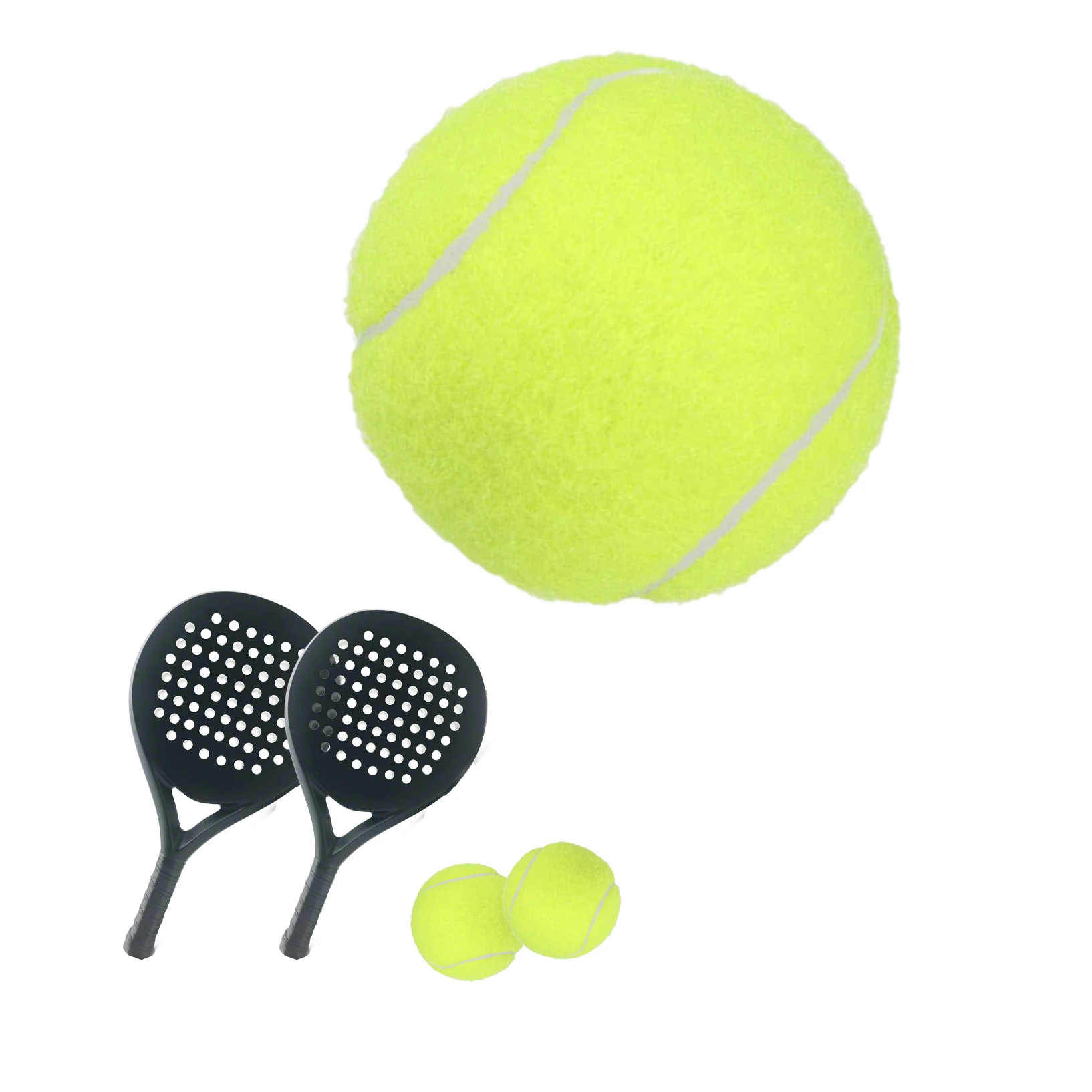 Pelota de tenis логотип на заказ Высокое качество 45% шерсть весло теннисный мяч для