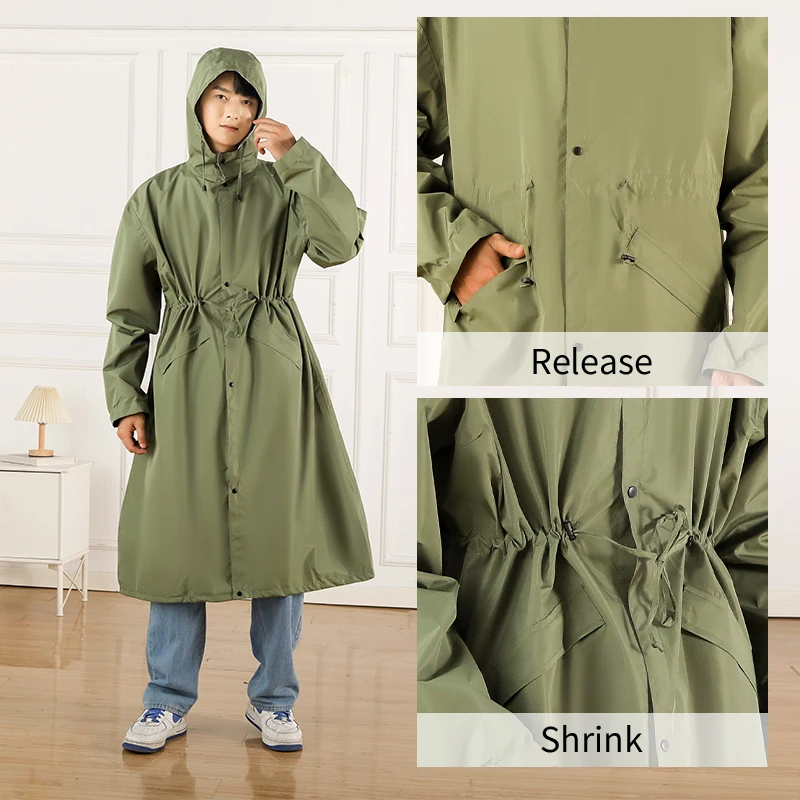Heavy Rubber Raincoat for Men Customised Raincoats