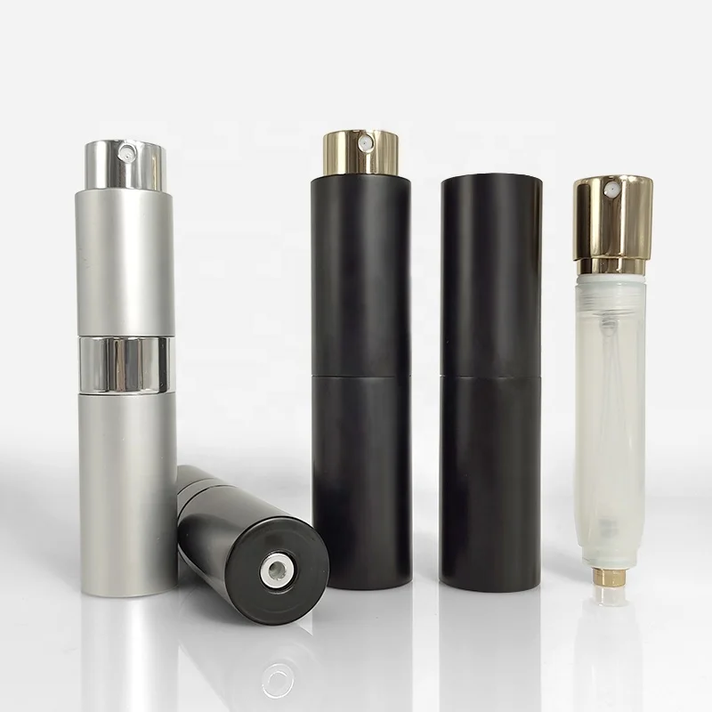 5ml 8ml Aluminium Bottom Refill Bottle Twist Up Refillable Perfume Atomizer
