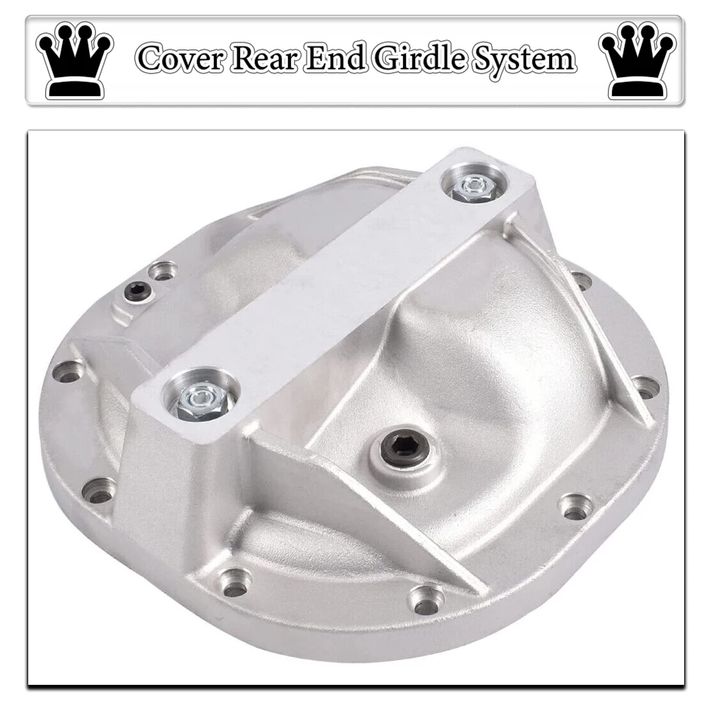 Aluminum Differential Cover Rear End Girdle System W/ Gasket & Bolts Fit for 1979-2004 8.8 Ford Mustang
